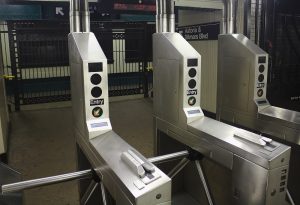 subway turnstile gates